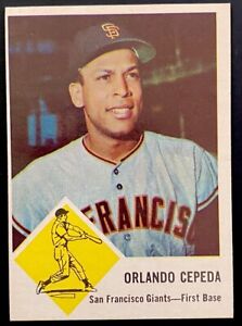 1963 Fleer #64 Orlando Cepeda Giants EX/NM