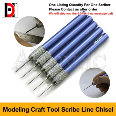 One of 0.2~ 1 mm Modeling Tools  Accessory Scriber Craft Tool Scribe Line Chisel - Image 1 of 4