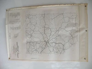 1971 Mapa general de carreteras del condado de Washington Missouri de colección estado Caledonia Irondale - Imagen 1 de 8