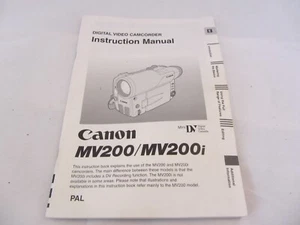 Canon MV200 MV20Oi Bedienungsanleitung in Englisch - Bild 1 von 1