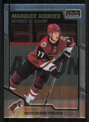 2020-21 O-Pee-Chee Platinum #155 Victor Soderstrom RC - Image 1 of 2
