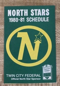 1980-81 Minnesota North Stars Hockey Schedule - Picture 1 of 2