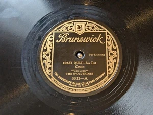 Wolverines TN Tooters Brunswick 3332 Crazy Quilt You're Burnin' Me Up Jazz 78 E+ - Foto 1 di 4