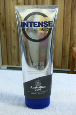 Men's  "Australian Gold Intense By Gentelmen8.5 Oz Tanning Lotion"  Free Ship - Image 1 of 2