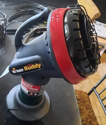 Mr. Heater 3800 BTU Calentador de propano portátil Little Buddy interior, exterior  Foto 1 de 4