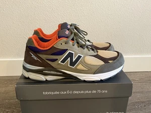 Talla 13 - Peluche New Balance Santis x 990v3 Hecho en EE. UU. Naranja Tostado - Imagen 1 de 7