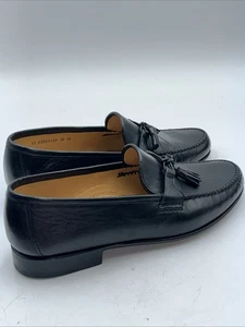 Allen Edmonds Urbino italienischer Halbschuh (weich schwarz Lthr hergestellt in Italien) Größe 11 EEE - Bild 1 von 3