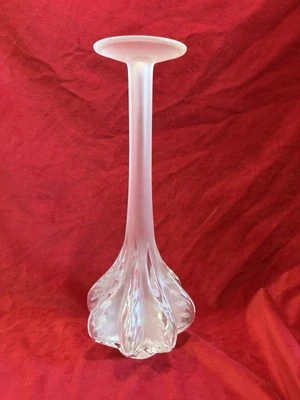 Vase Cristal Lalique Soliflore Signe Modèle Claude - Photo 1/4