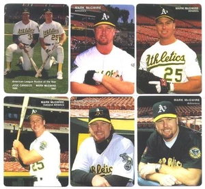 MARK McGWIRE SGA 6 DIFF MOTHER'S COOKIES A's TEAM OAKLAND LEICHTATHLETIK CANSECO - Bild 1 von 1