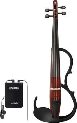Yamaha Silent Electric Violin YSV104 BR Brown New in Box - Image 1 of 4