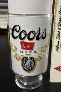 COORS PREMIUM BIER 🍺 GROSSER FUSS 32oz GETRÄNKGLAS BAR MANCAVE VINTAGE PERFEKT! - Bild 1 von 3