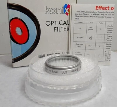 [MINT] Konix Optical Filter High Quality Filter UV 30mm W/ Manual And Outer Box - Image 1 of 4