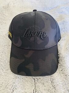 Los Angeles Lakers Black Camo Hat SGA
