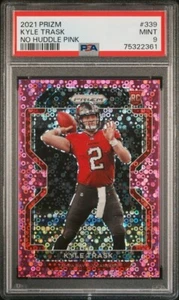 Kyle Trask 2021 Panini NO HUDDLE PRIZM PINK Rookie 15/15 - PSA 9 Pop.1 📈📈 - Imagen 1 de 4