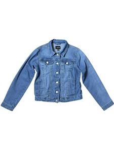 Joe's Jeans Jacket Girls Extra Large 16 Blue Denim Western Casual Button Up Coat - Picture 1 of 8