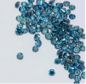 Loose CVD Lab-Grown Diamond 4.50 mm Fancy Blue Round VVS Certified Diamond - Picture 1 of 4