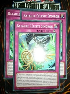 YU-GI-OH! PLAYSET (LOT DE 3) BATAILLE CELESTE SIMORGH RIRA-FR073 NEUF EDITION 1 - Picture 1 of 1