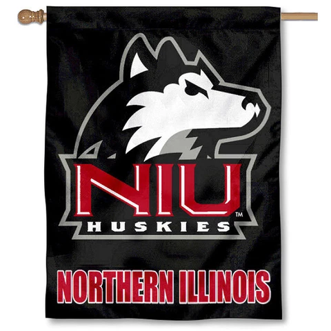 NIU Northern Illinois Huskies House Flag Cover