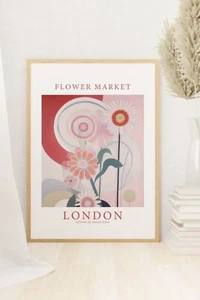 Impresión Flower Market London, póster botánico boho floral arte de pared impresión imagen - Imagen 1 de 7