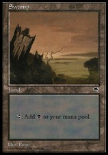 Swamp (A) X4 (Tempest) MTG (LP) *CCGHouse* Magic