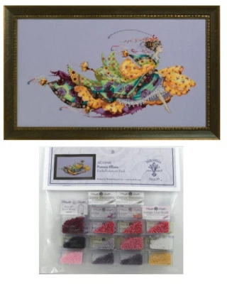 MIRABILIA Cross Stitch PATTERN & EMBELLISHMENT PACK Princess Elliana MD169