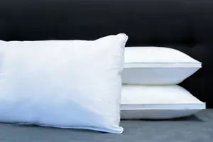 Twin Pack Alliance Ultra Plush Microfibre Hotel Pillow Standard | Bnb Supplies - Picture 1 of 1