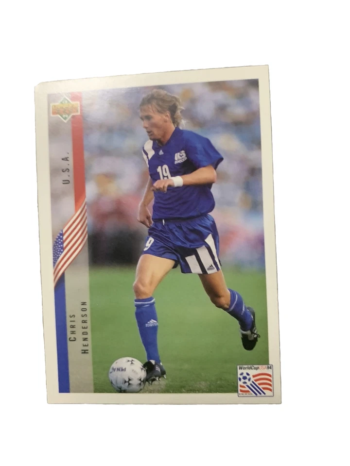 Contenders Copa Mundial Upper Deck 1994 inglés/español #12 Chris Henderson Foto 1 de 1