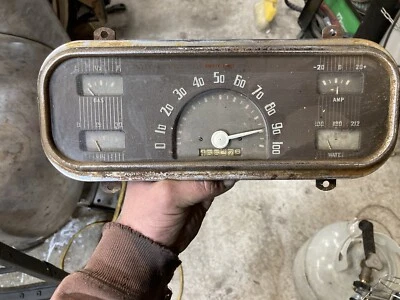 1937 Chevy спидометр приборной панели датчики Chevrolet бомба 37 оригинальный GM - Изображение 1 из 4