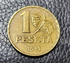 1937 Spain 1 Peseta Coin