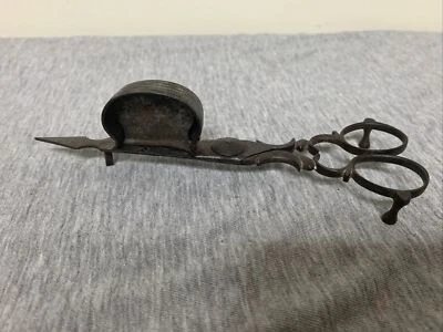 Antique Metal Candle Wick Scissor Trimmer Snuffer - Image 1 of 4