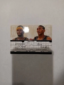 Ron Artest/Jermaine O'Neal #29/48 - 2003-04 Fleer Mystique Awe Pairs - Picture 1 of 4