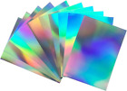 Pack de 20 papiers holographiques taille A4 carton coloré pour art à faire soi-même, album, pap