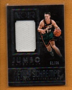 Detlef Schrempf 2016-17 Panini Noir BK Jumbo Materials Jersey /99 - Picture 1 of 4