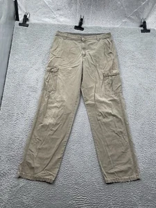 Wrangler Cargo Pants Men's Size 34x34 Tan Beige Classic Fit Work Workwear - Picture 1 of 11