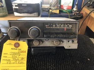 PLYMOUTH AM PUSH BUTTON RADIO WITH KNOBS - Picture 1 of 8