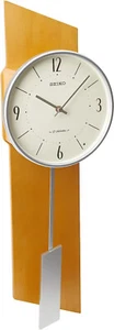 Seiko QXM485BLH Contemporary Pendulum Wall Clock with 12 Melodies - Picture 1 of 3