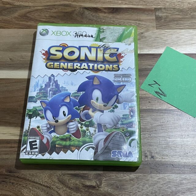 Jogo Sonic Generations Xbox 360 Ntsc Em Dvd Original - Escorrega o Preço