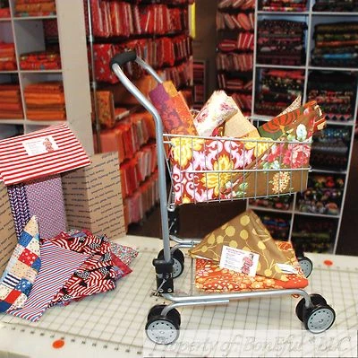 BonEful Fabric 100% COTTON QUILT BOX Scrap VTG Fall Color Flower Leaf Patchwork - Image 1 of 4