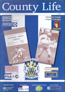 2011/12 STOCKPORT COUNTY V HAYES & YEADING 05-11-2011 BLUE SQUARE BET PREMIER - Picture 1 of 1