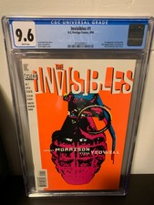 Invisibles #1-#12 Avg NM Set Including #1 CGC 9.6 White