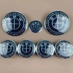 Hood Trunk 82+74mm Steering Wheel 45mm Wheel HubCaps 68mm for Badge Emblem - Picture 1 of 1