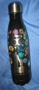 DISNEY 100 Years Cast Member Exclusive Metal Water Bottle ~Tinkerbell/Mickey NEW - Picture 1 of 2