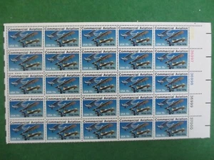 Doc Sc# 1684 Commercial Aviation  13¢ 1976 Sheet of 50 MNH - Picture 1 of 3