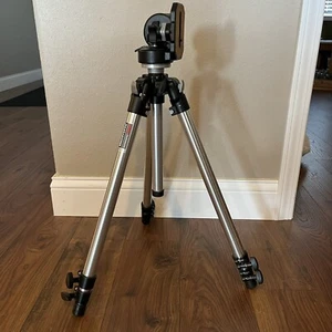 Bogen Professional 3126 fluid head Manfrotto Made In Italy Tripod Adjustable - Picture 1 of 12