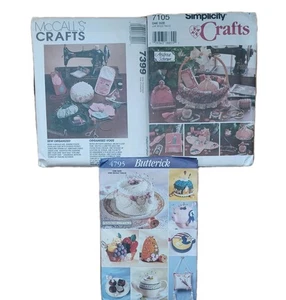 Vintage Sewing Patterns Lot of 3 Sewing Accessories Patterns - Picture 1 of 10