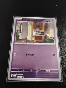 MEGA EVOLUTION POKEMON CARD GIMMIGOUL FOIL SPANISH 067/132 - Picture 1 of 2