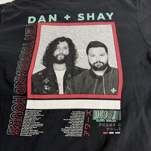 Dan + Shay Ten Thousand Hours T Shirt Country Pop Music Concert Size Med - Picture 1 of 5