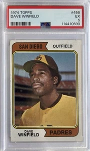 Dave Winfield Rookie 1974 Topps PSA 5 - Picture 1 of 2