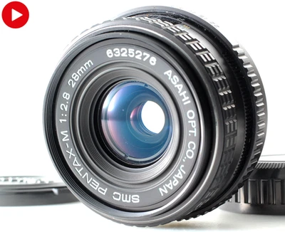 Lente gran angular SMC Pentax M 28 mm F2,8 MF para montaje K de JAPÓN [COMO... - Imagen 1 de 4