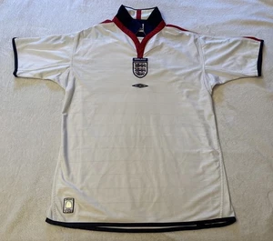 Umbro England Football Shirt 2003 2005 Euro 2004 Large Home Reversible - Picture 1 of 14